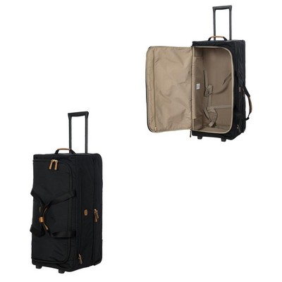 Bric's® 30" X-Travel Rolling Shoe Black Duffle Bag
