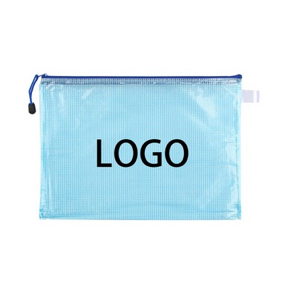 Small Size Mesh Zip Bag with Custom Logo