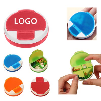 Travel 4 Grids Pill Box