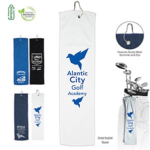 "SLIMMER" Recycled Golf Towel - 6" X 22"