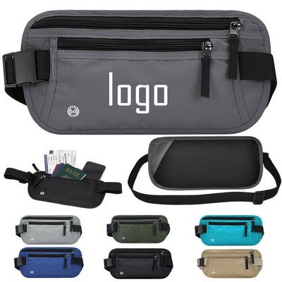 RFID-Blocking Travel Pouch: Waterproof Waist Pack
