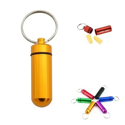 Anti-Noise Ear Plugs with Keychain