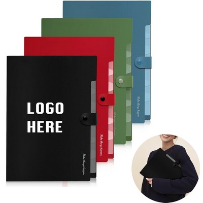 Expanding File Folders with 8 Pockets