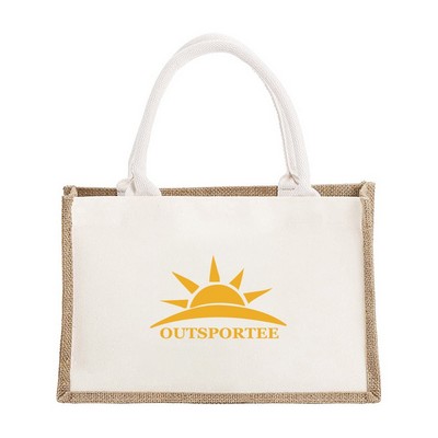 Custom Cotton Canvas Tote Bag, Reusable Grocery Shopping Bag