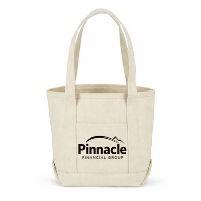 24 oz Cotton Canvas Yacht Tote - 12" x 14.5"