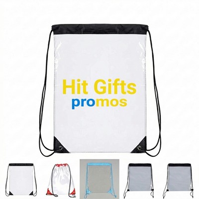 PVC Drawstring Dustproof Backpack Bag