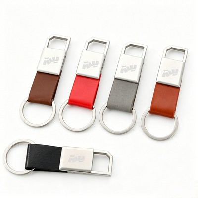 Autoactive Leather Key Chain