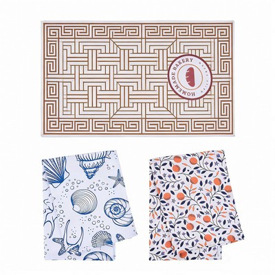 Full Color Cotton Kitchen Tea Towel