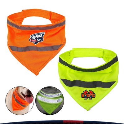 BarkGlow Reflective Dog Triangle Bandana