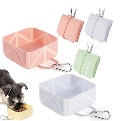 Pets Go Out With Bowls, Cats And Dogs Fold Bowls