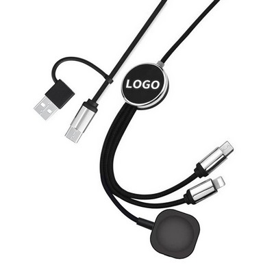 Dual Light-up Multi-Cable with Watch Charger
