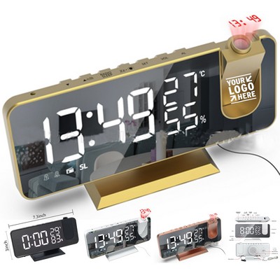 Innovative Multifunctional Projection Clock with Radio