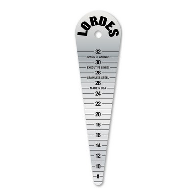 Pipe Diameter Gauge - 0.21875 to 1 Inch, Stainless Steel