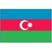 4'x6' Azerbaijan U.N. Nylon Outdoor Flag - Style B