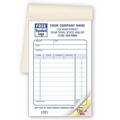 Sales Books - Classic Collection™, Small, w/ Custom Wording Option (2 Part)