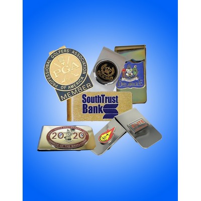 1 1/2" Soft Enamel Money Clip