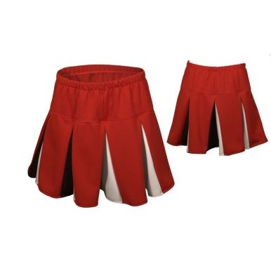 Women's 14 Oz. Double Knit 3 Color Pleated Skirt