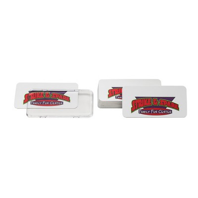 Snap-It UV Inkjet Printed Badge (1.5"X3") - No Personalization
