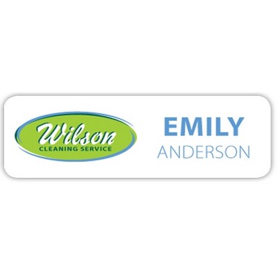 St. Paul Plastic Express Name Badge (Standard Size 1" x 3")