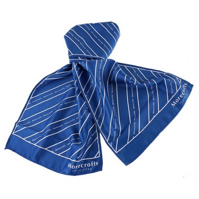 Silk Printed Scarf, 15 X 44"