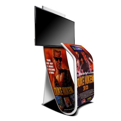 Fabsta Plus, LCD Monitor & Tablet Mount- Stretch Fabric Banner Signs 30"L x 84"H