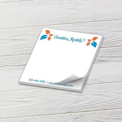 Full-Color Notepads - 25 Sheets (3" x 3")