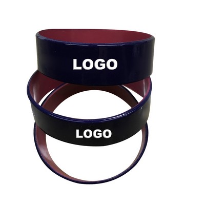 Debossed/Color-Filled Silicone Custom Wristband - 0.47"w
