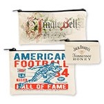 Custom Printed Short Run Cotton Zipper Pouch (11"x8 3/4")