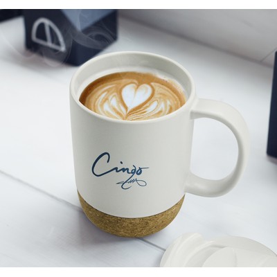 12 oz Asobu Cork Ceramic Coffee Mug