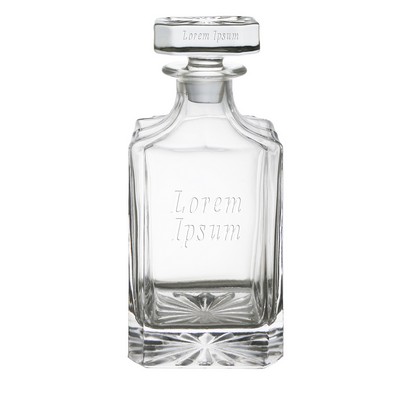 26 Oz. Jolie Square Spirit Decanter