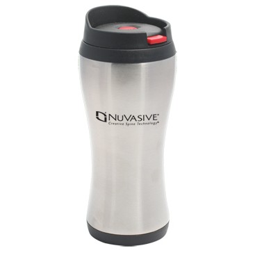 14 Oz. Stainless Steel Travel Tumbler w/ Click Out Lid