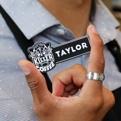 Die Cut Custom Badges (1.5"x2")