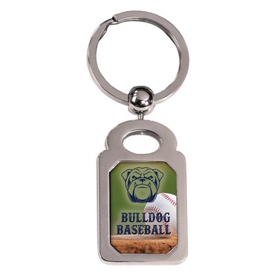 Metal Keychain with Insert