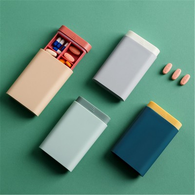 7 Days Travel Portable Medicine Pill Pull-Out Organizer Box