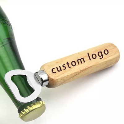 Natural Wood Bottle Opener