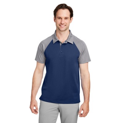 Team 365 Men's Command Snag-Protection Colorblock Polo Shirt