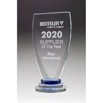 Chalice Glass Award, 10.25"H