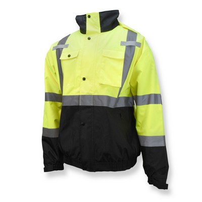 Radians® Type R Class 3 Softshell Ripstop Jacket (Hi-Vis Green)