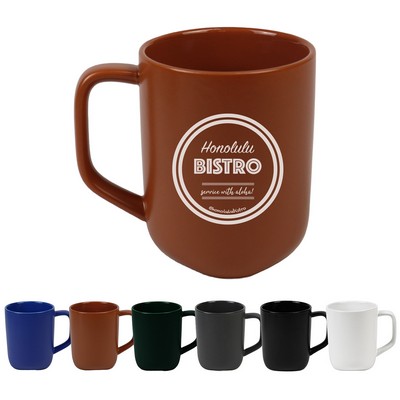 18 Oz. Recycled Ceramic Mug w/Triangle Bottom