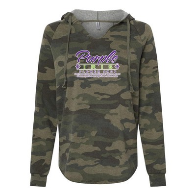 Independent Trading Co.® Women's Lightweight California Wave Wash Hoodie