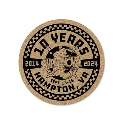 4" Kraft Paper Stickers