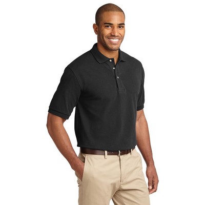 Port Authority Heavyweight Cotton Pique Polo.