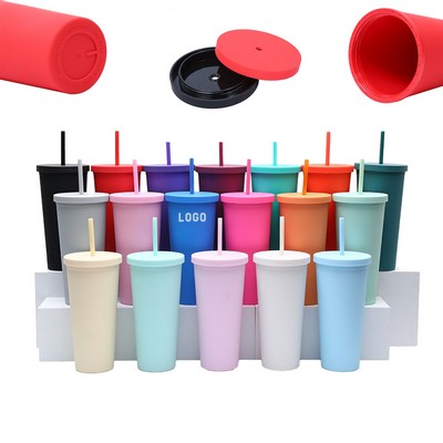 Double-Walled Cartoon Tumbler