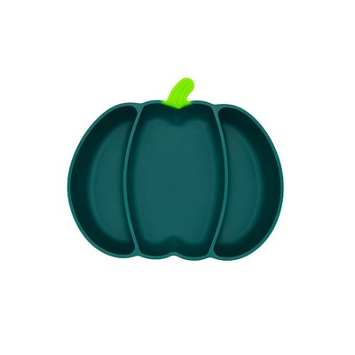 Children Pumpkin Silicone Plate w/ Suction