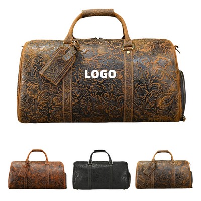 Vintage Leather Travel Bag