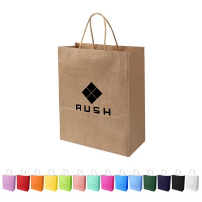 Kraft Paper Shopping Bag Small Gift W/ Handle