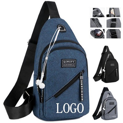Oxford Fabric Crossbody Bag