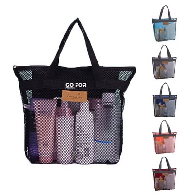 Portable Mesh Beach Tote