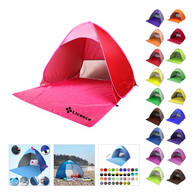 Portable Pop Up Beach Tent W/ Storage Bag