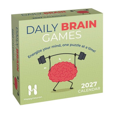 Daily Brain Games 2027 Day-to-Day Calendar (Energize your mind, one puzzle